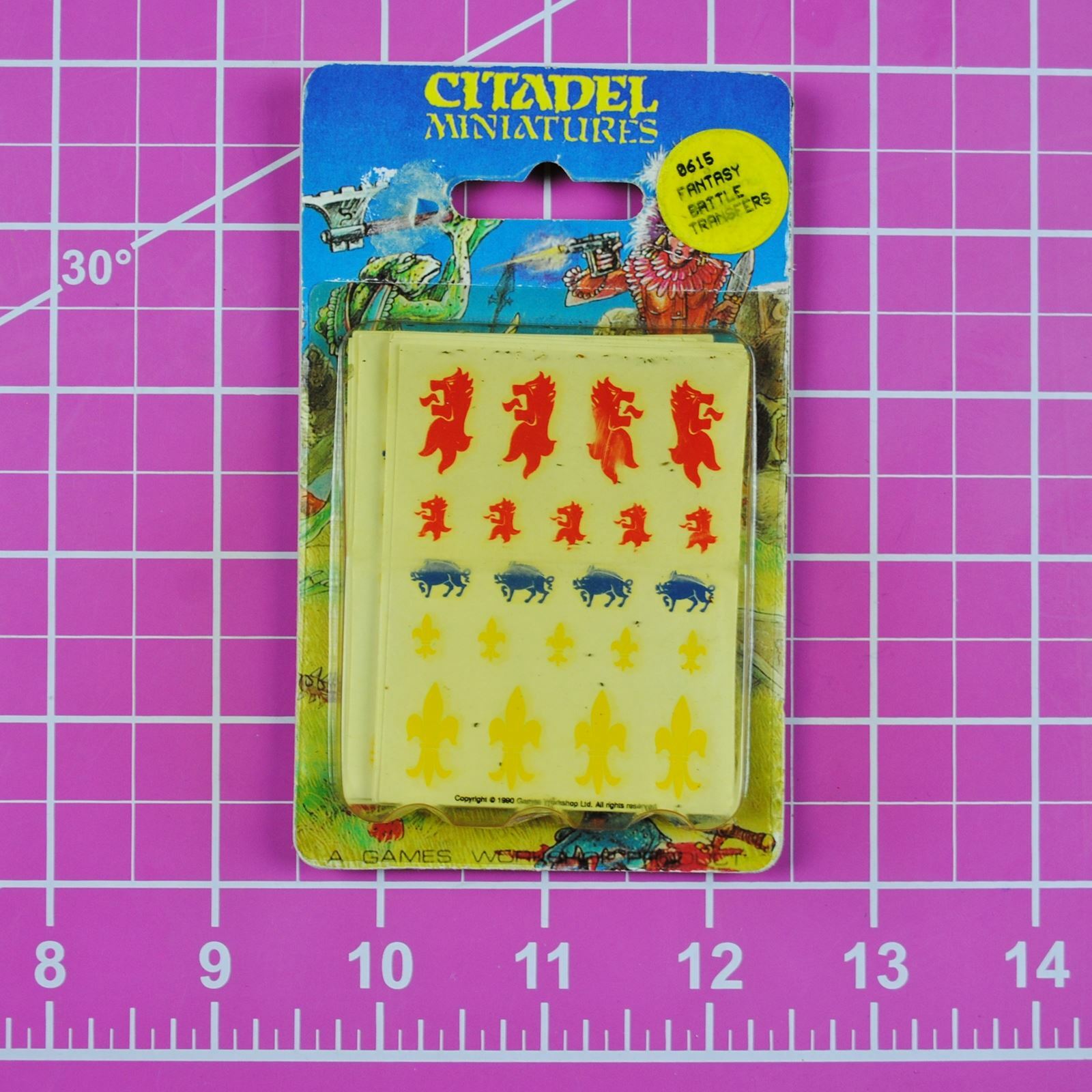 CLASSIC Warhammer Fantasy Battle Transfers - Rare, Games Workshop Citadel Decals