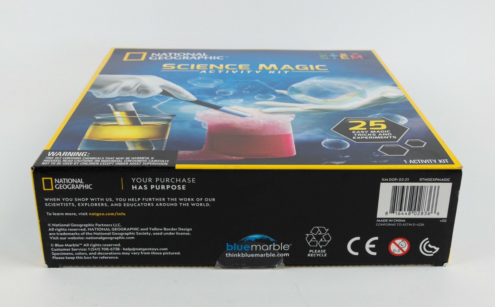 **NEW** National Geographic Science Magic Activity Kit STEM 25 Easy Magic Tricks