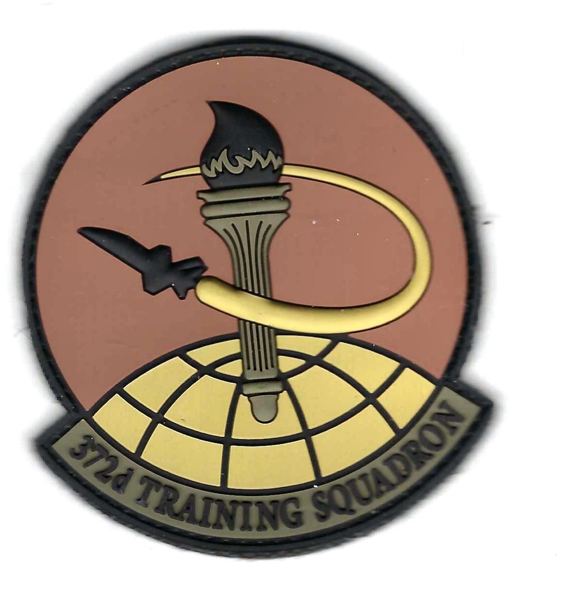 PATCH USAF 372ND TRAINING SQ DESERT PVC SHEPPARD  AFB   DB  4