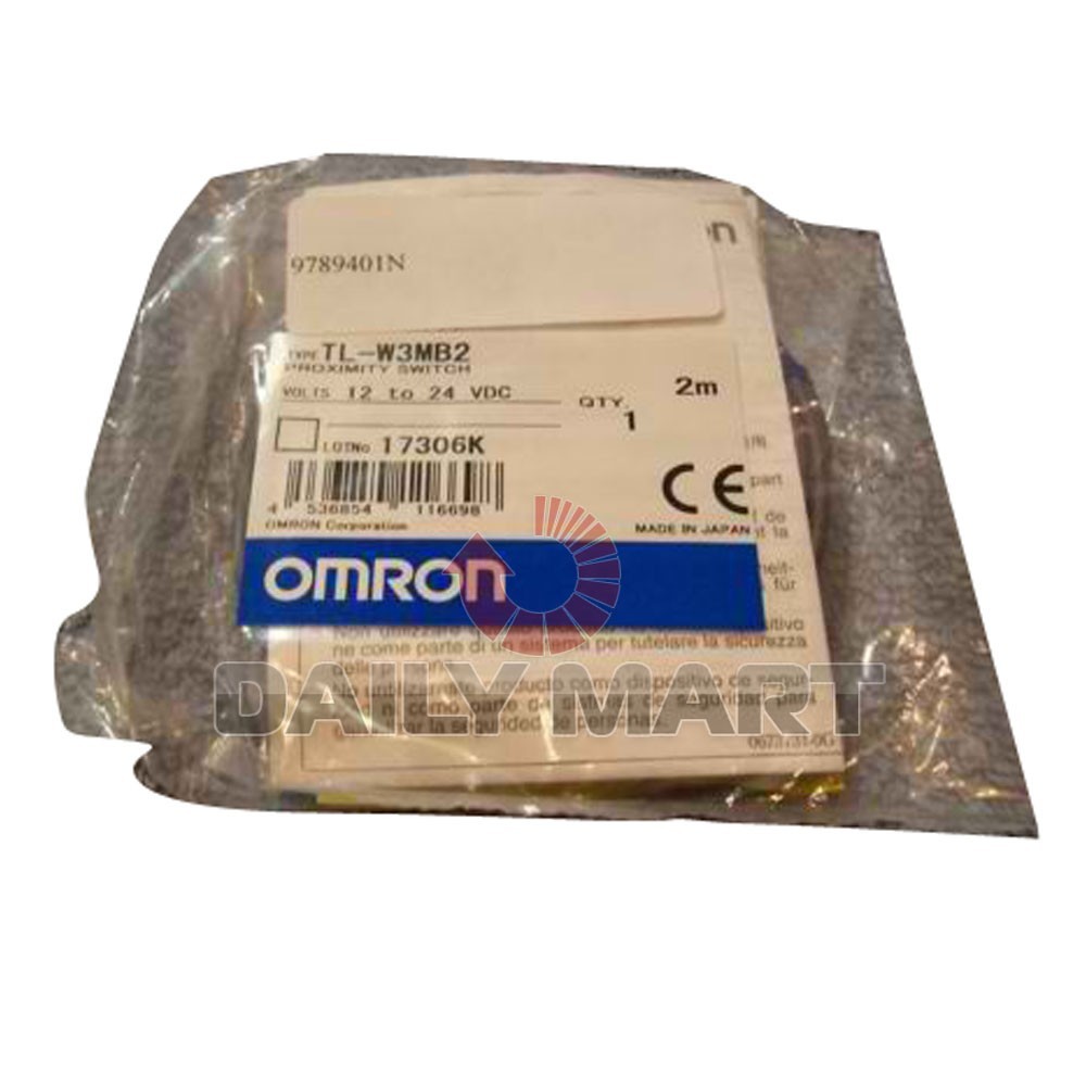 Brand New OMRON TL-W3MB2 INDUCTIVE PROXIMITY SENSOR, 3MM, 12VDC TO 24VDC (PLC)