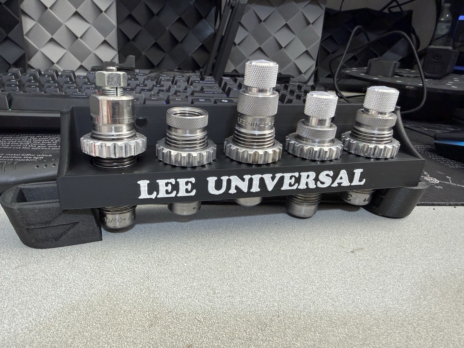 Universal Reloading Die Holder Customize For Any Caliber Or Brand