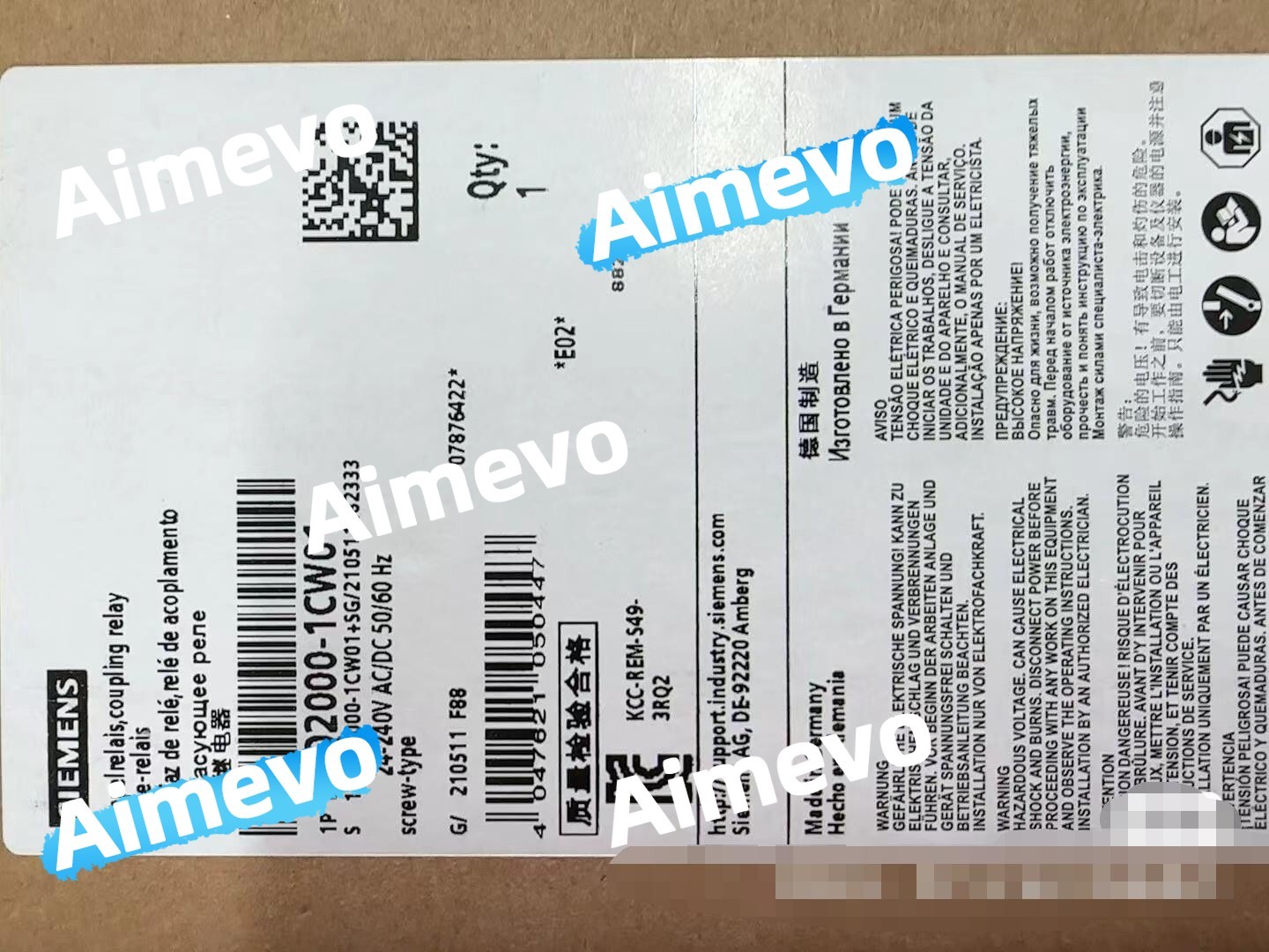 1pc NEW 3RQ2000-1CW01 coupling relay #V3WG CH