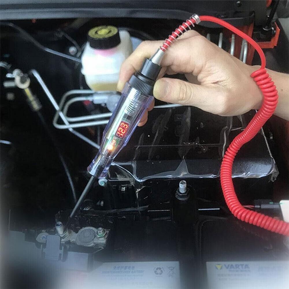 Car Circuit Tester Pen Auto Fuse Test Probe Light Tool For 6V 12V 24VDC Voltage