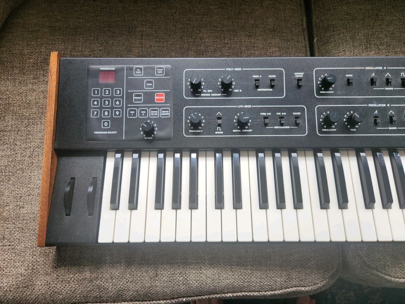 Sequential Circuits Prophet 600 vintage analog synthesizer