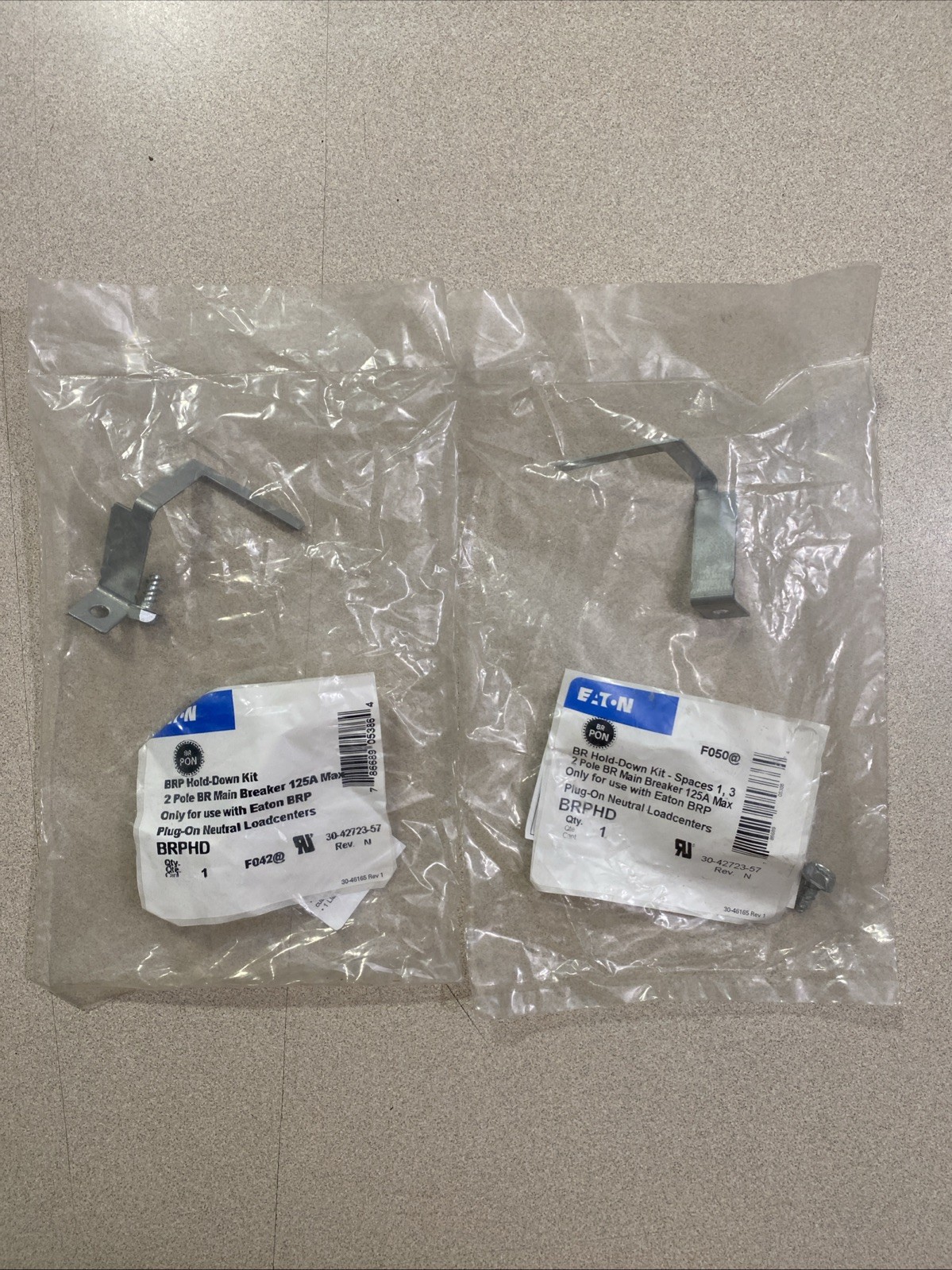 2-EATON BRHOLD DOWN KIT 2 POLE BR MAIN