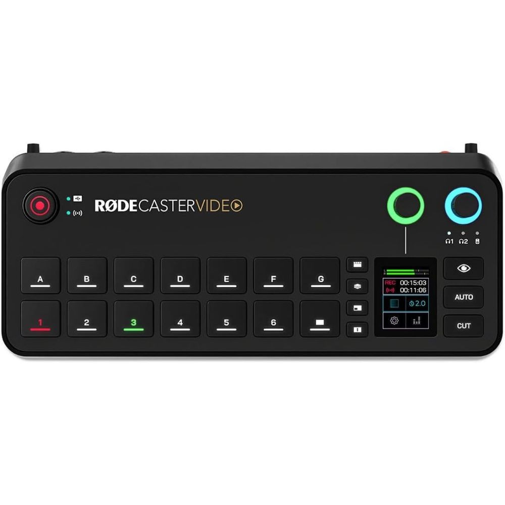 RODE Video Console w/ Pearstone Cable Black 6, SanDisk 128GB microSDXC Bundle