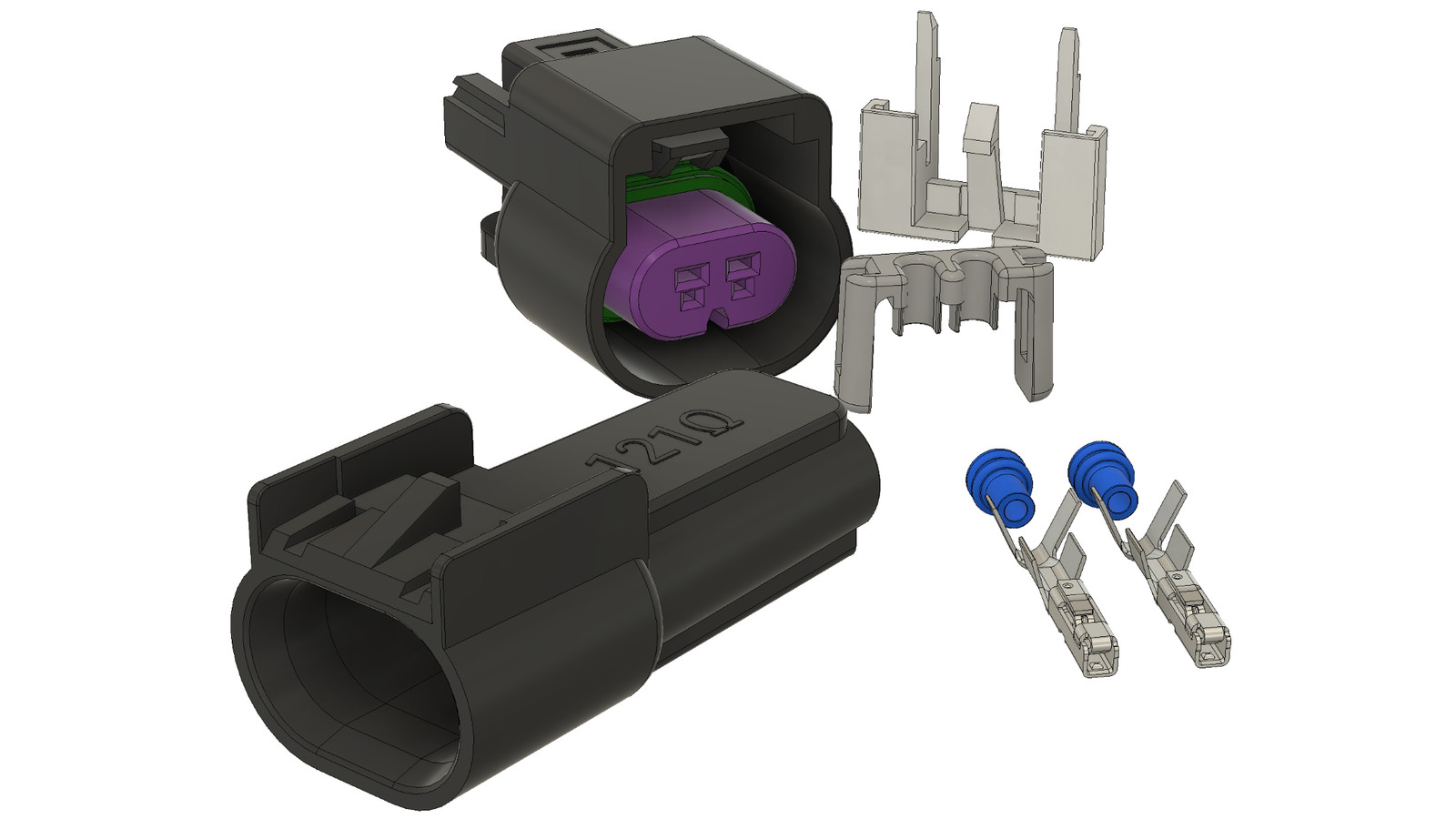LSWiring CAN Bus 121 Ohm Termination Resistor Connector Kit 120 Ohm Equivalent