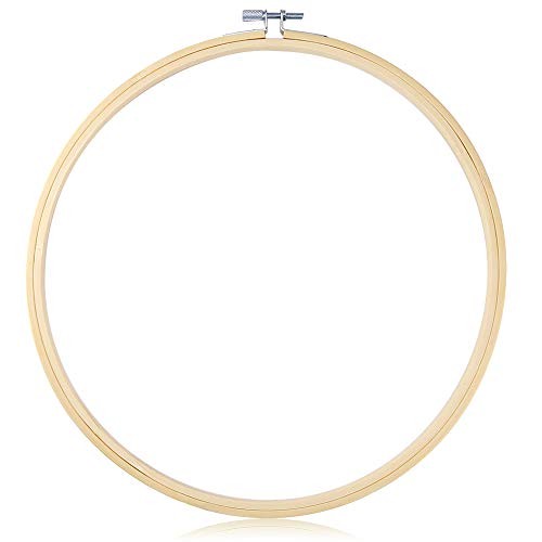 12 Inch Embroidery Hoop Circle Cross Stitch Hoop Ring for Art Craft Handy