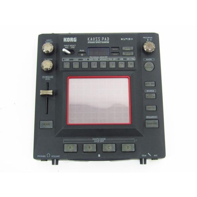 Korg KAOSS Pad KP3+ DJ Effector Sampler Digital Tabletop W/Power Supply