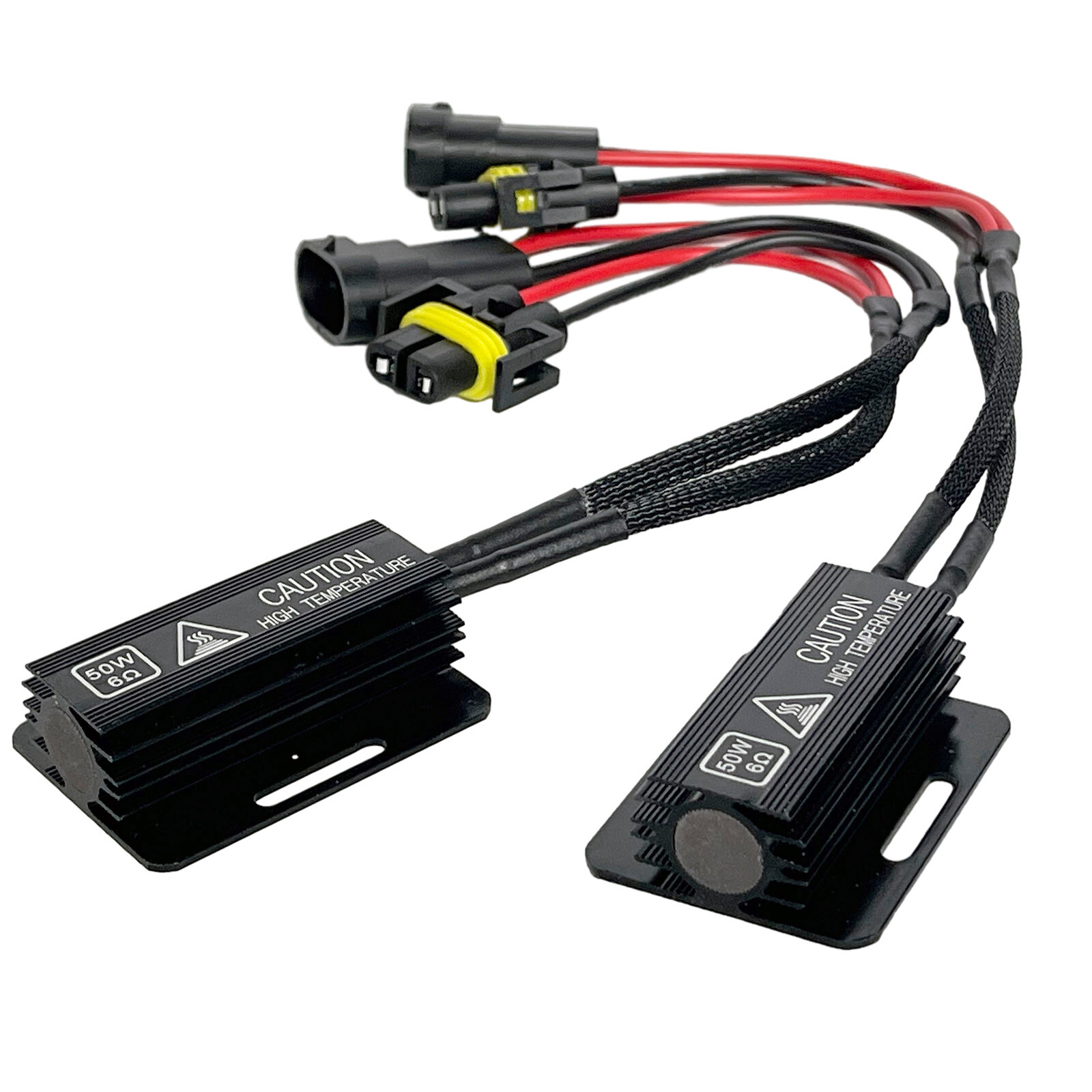 NEW Upgrade H8 H11 LED Load Resistor Kit 50W 6ohm Headlight Error Free Canceller