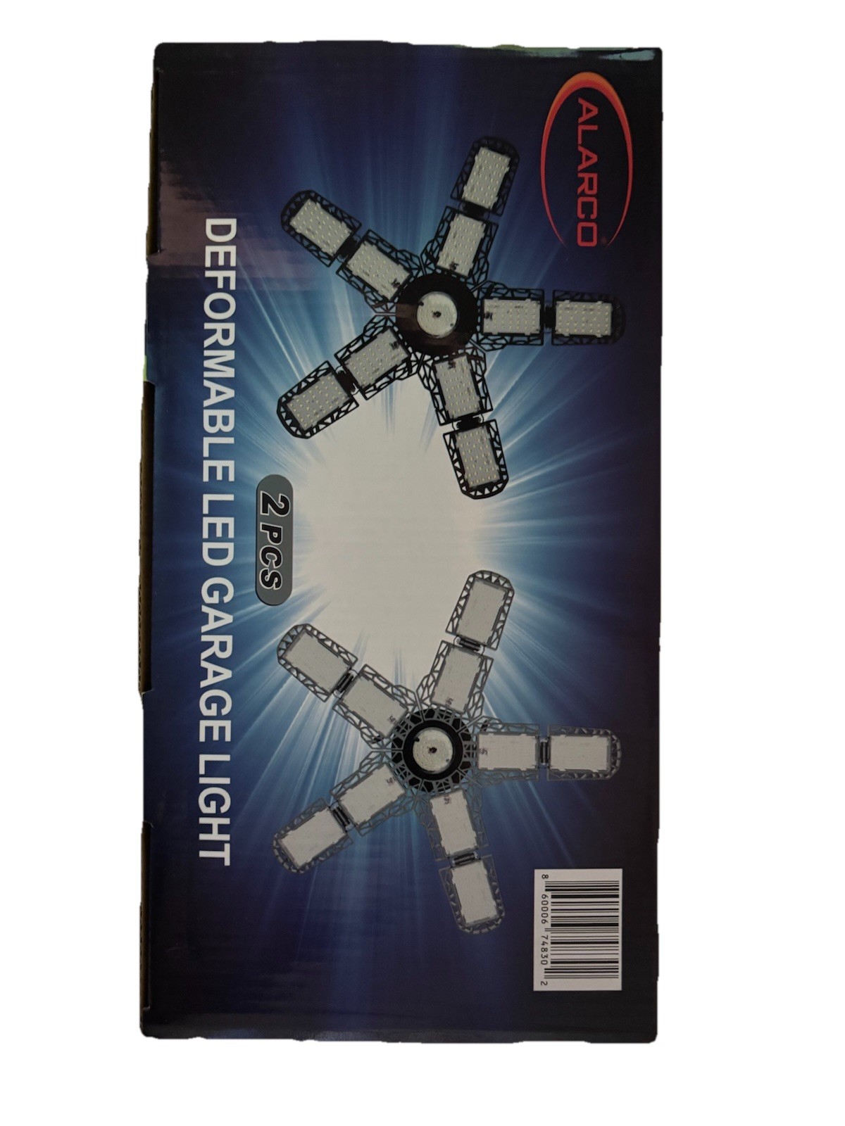 2-Pack LED 180W, 36000LM Garage Ceiling Lights