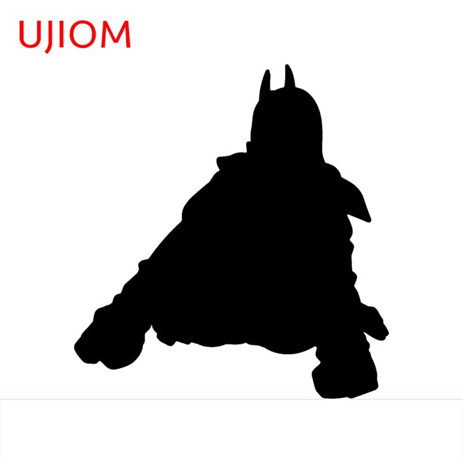 UJIOM 5.1" Power Waifu Anime Car Sticker Rear Windshield Flask RV Decals