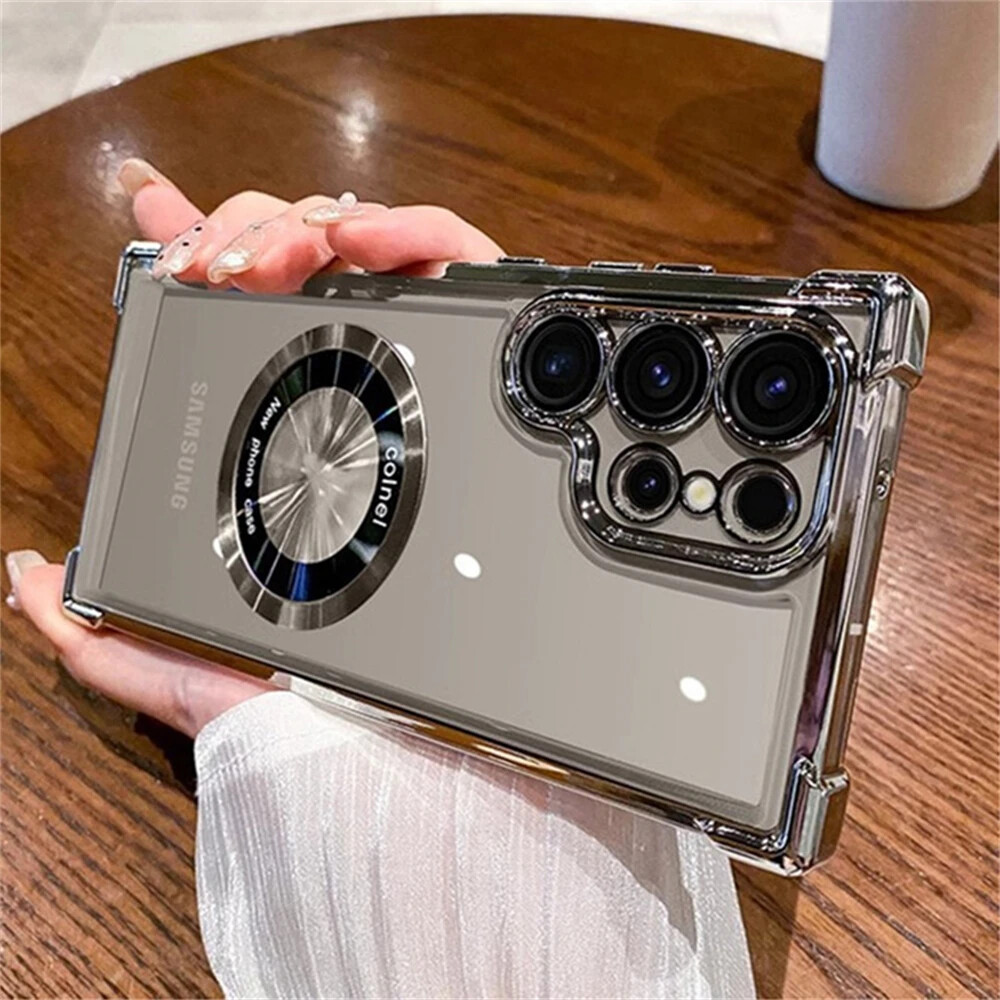 Shockproof Magnetic Phone Case For Samsung S25 S24 S23 S22 S21 S20 Ultra Plus FE