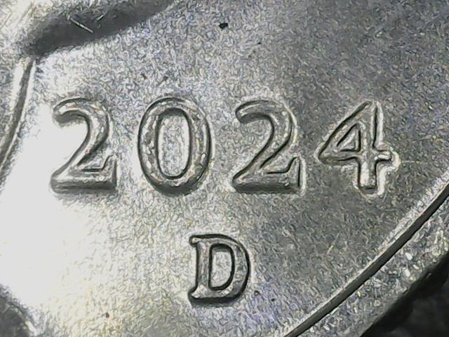 AU Error 2024-D Washington/Zitkala-Sa Quarter, 25C, Lamination Error