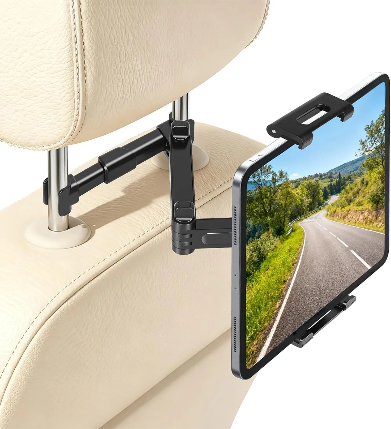 Tablet Holder for Car Headrest, Adjustable Car Tablet Mount | Car Back Seat Stan