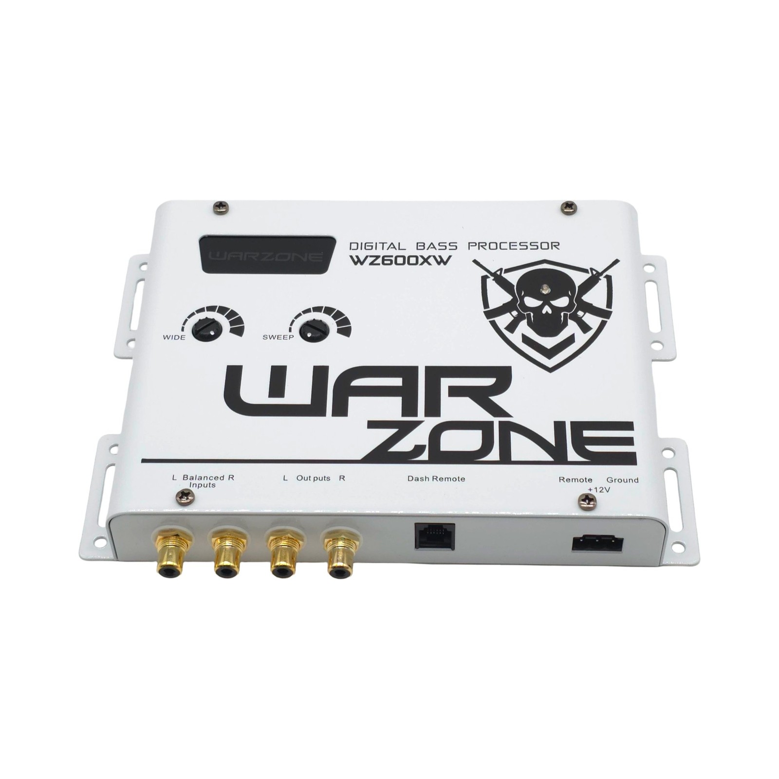 Warzone WZ600XW Digital Bass Processor with Remote & RCA Inputs for Car Audio