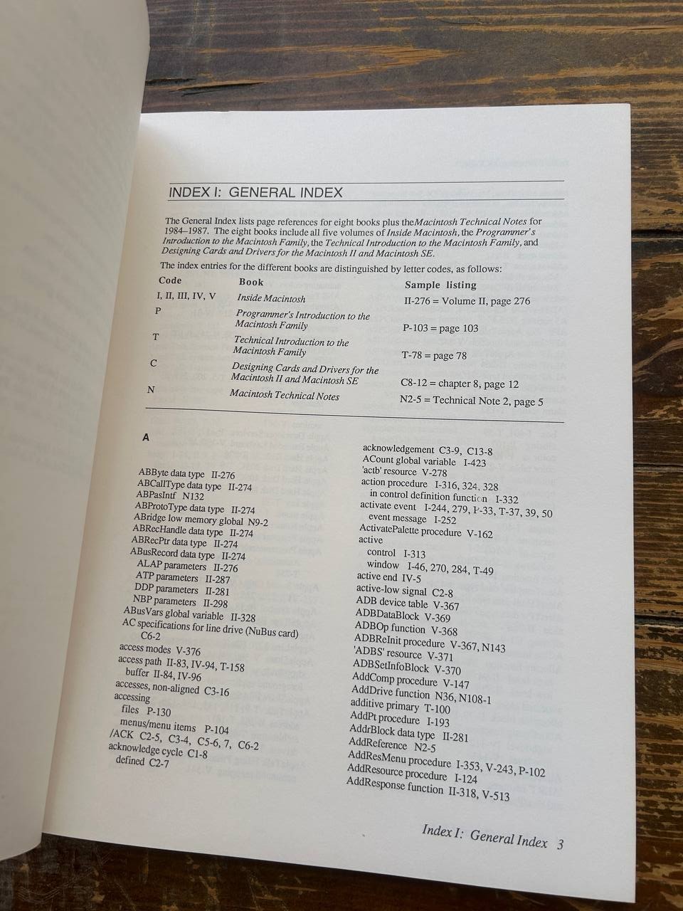 Inside Macintosh X-Ref 1988 Vintage Apple Programming Book Signed As-Is