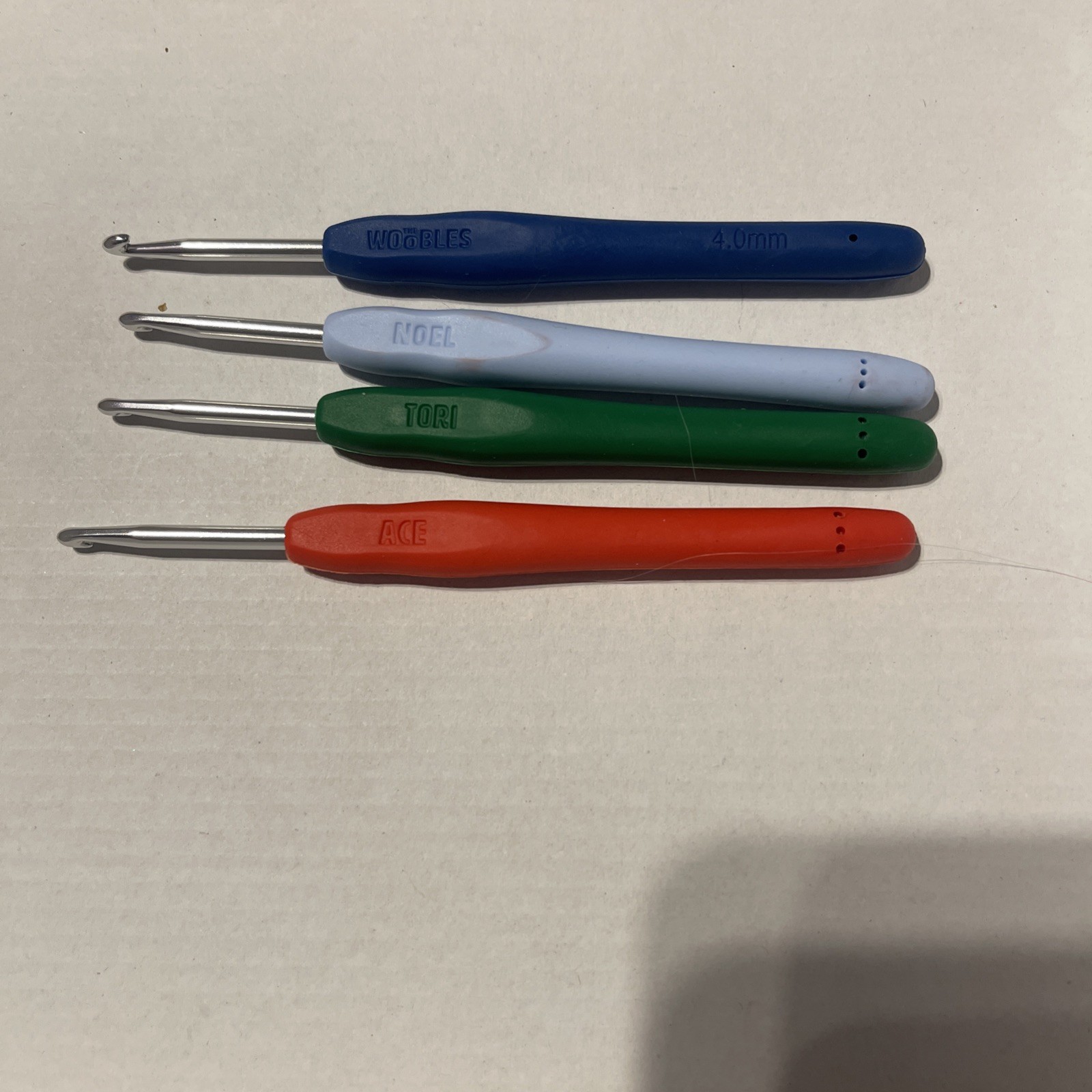 4 Woobles Christmas Crochet Hooks Advent Calendar Noel Willow Ace Tori
