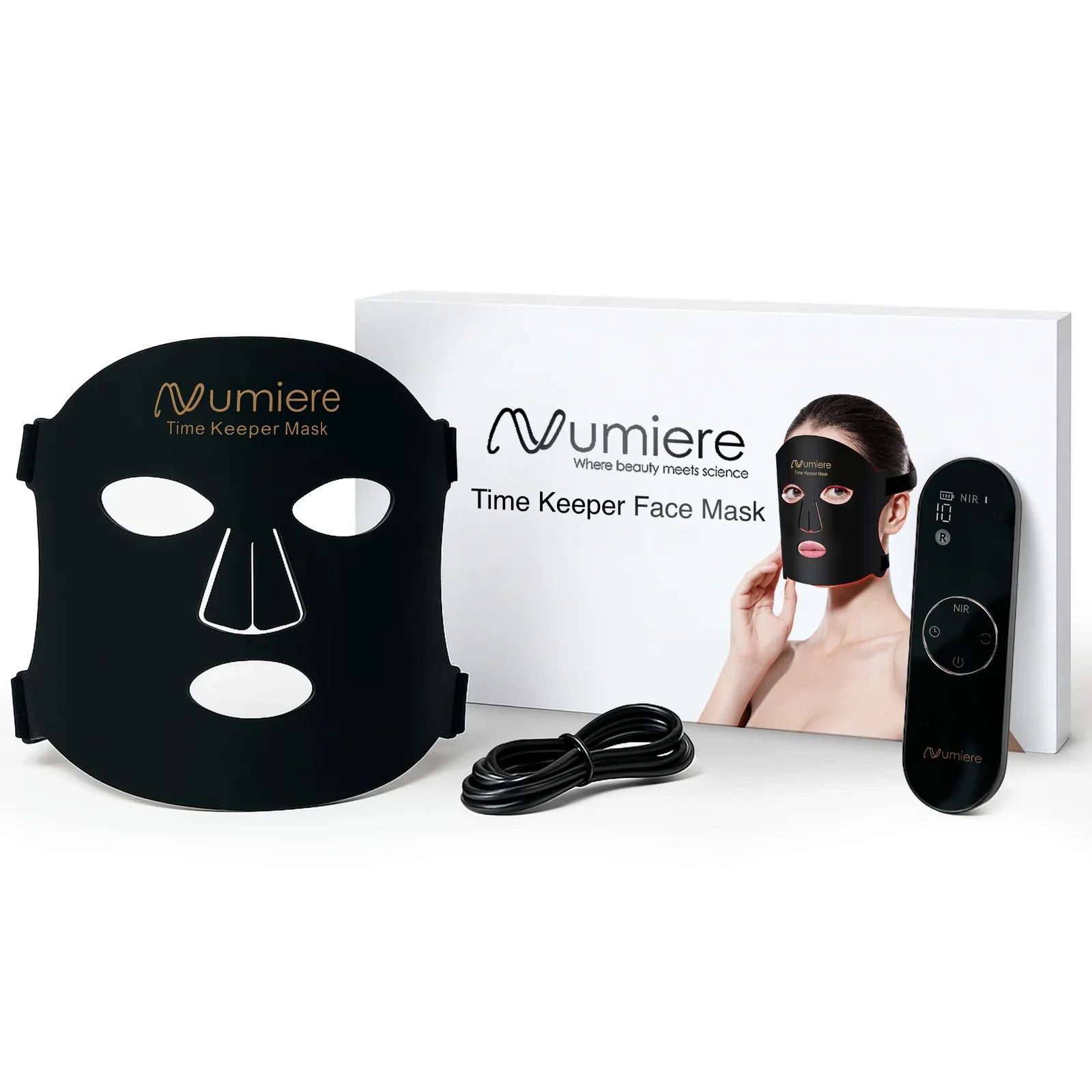 BRAND NEW!!!!! Numiere Time Keeper LED Face Mask Blue / Red / NIR Light Therapy
