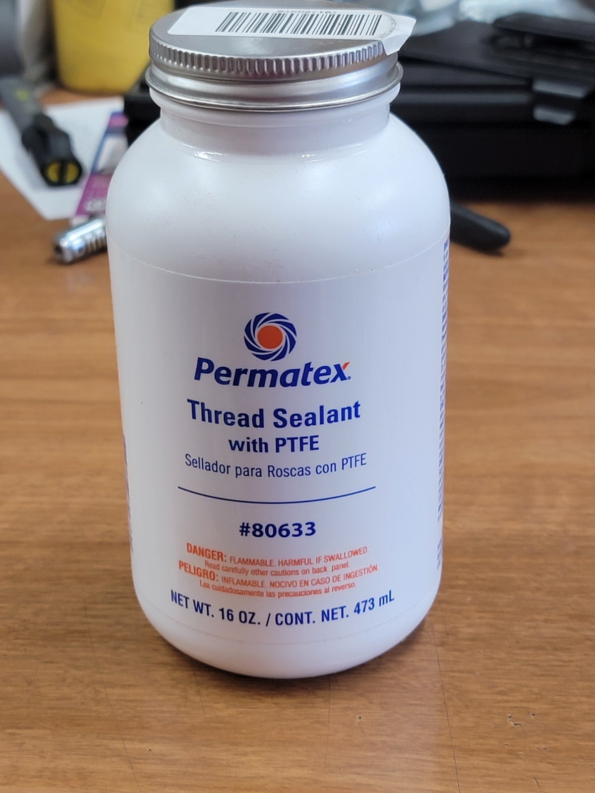 Permatex 80633 Thread Sealant with PTFE - 16 oz. can. FreeShipL48