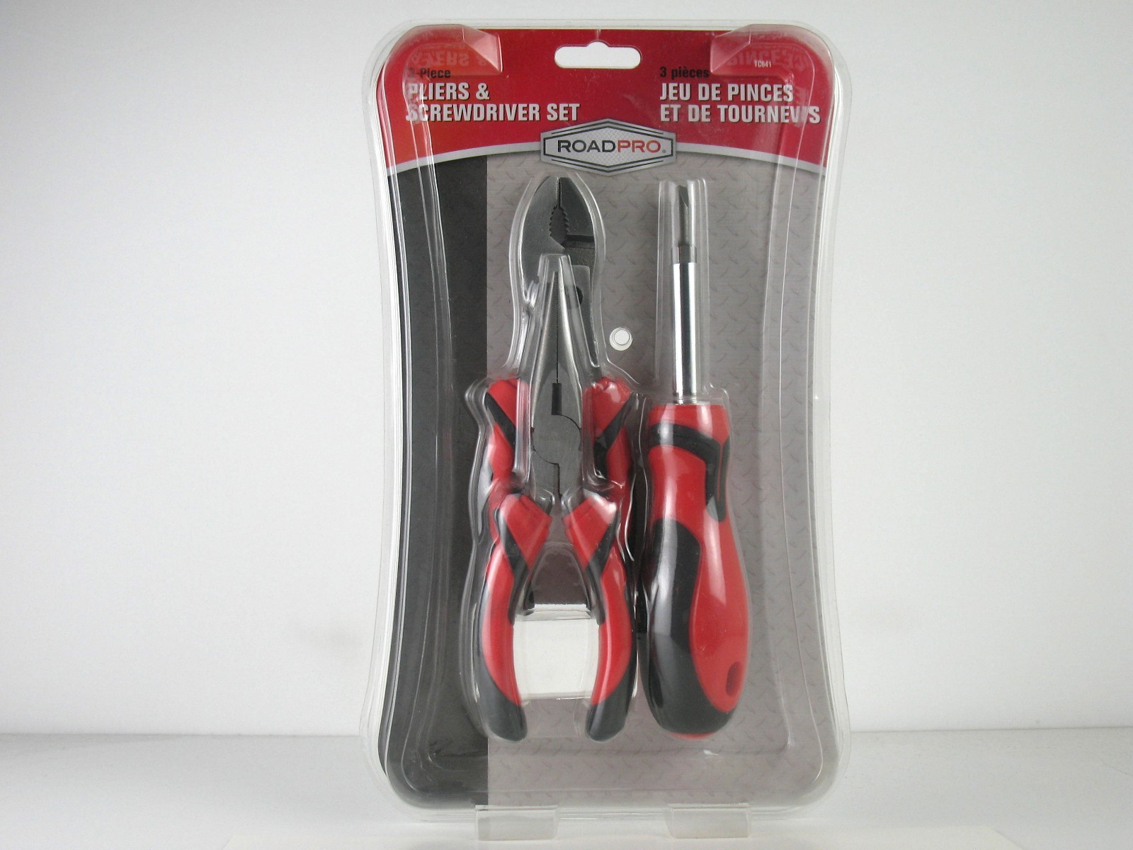RoadPro - Pliers & Screwdriver Set - 3 Piece - Brand New