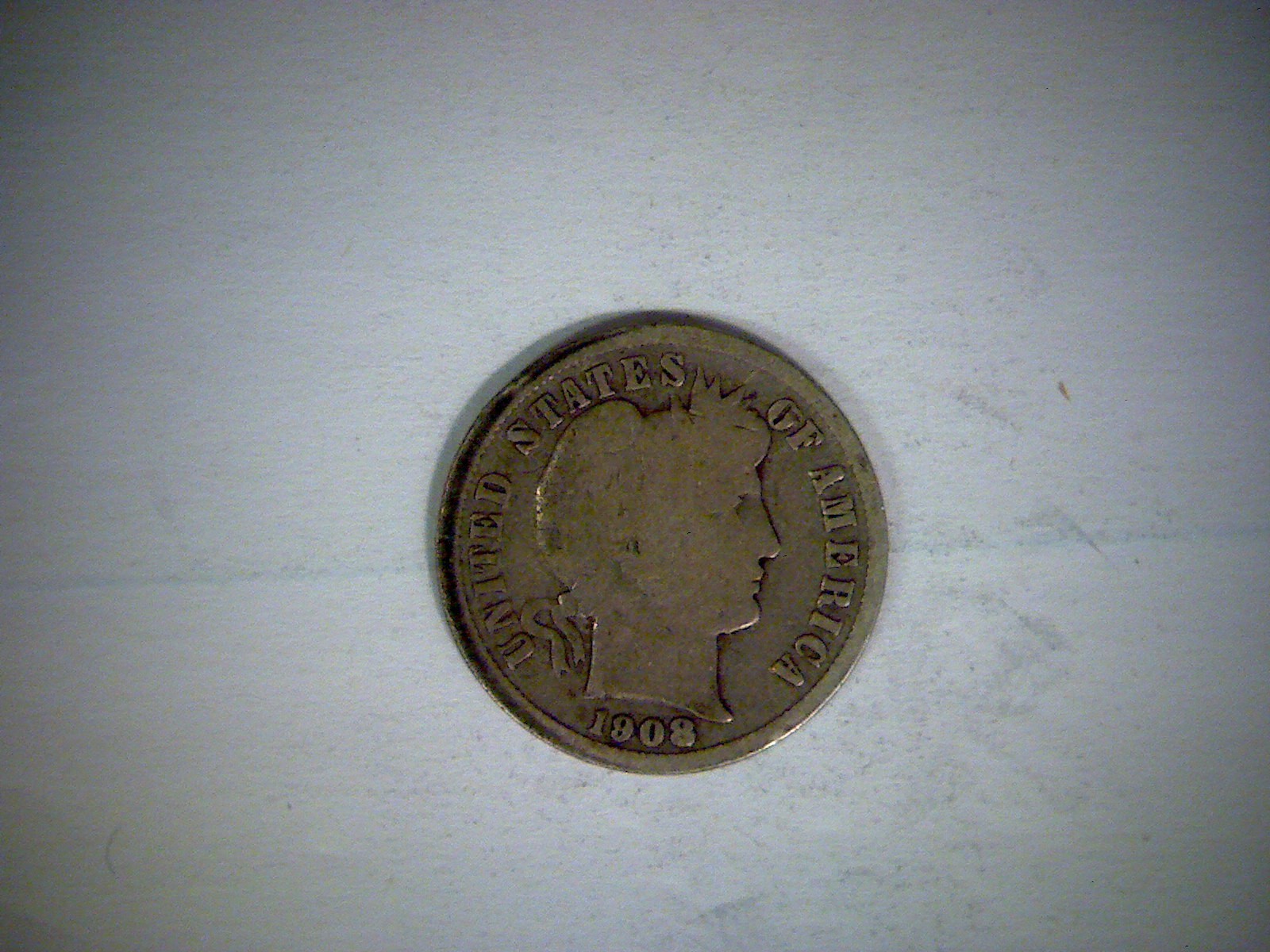 1908-S  BARBER HEAD  DIME