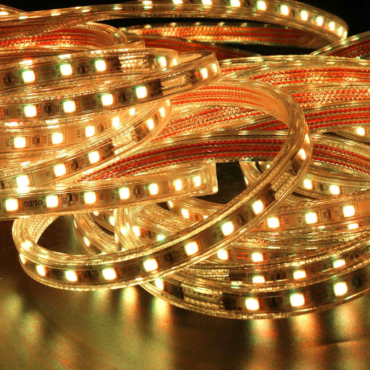LED Strip Rope Light Waterproof Multi Color Changing Lights Flexible With Remote