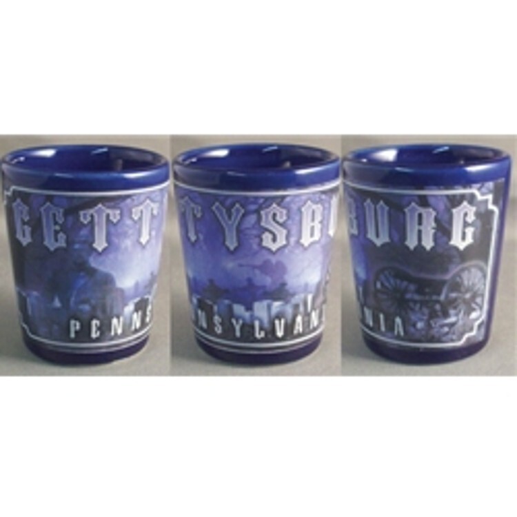 HAUNTED GETTYSBURG PENNSYLVANIA SHOT GLASS SHOTGLASS NEW