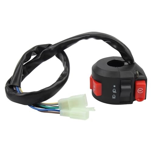 Handlebar Kill Switches with Key Ignition Compatible with 50cc 70cc 90cc 110cc