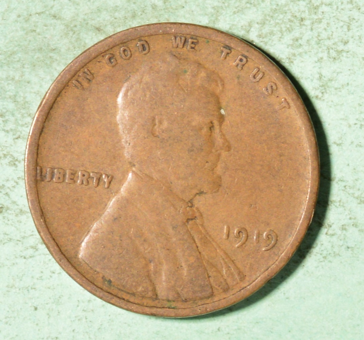 1919-P  USA Wheat Cent  - INV#Z-92