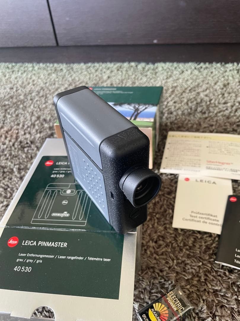 Leica Pinmaster Golf Laser Rangefinder Gray Sealed