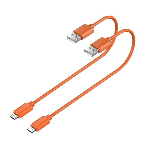 2-Pack Charger Cord for Ring Enabled Video Doorbell (Released in CABLE+CABLE