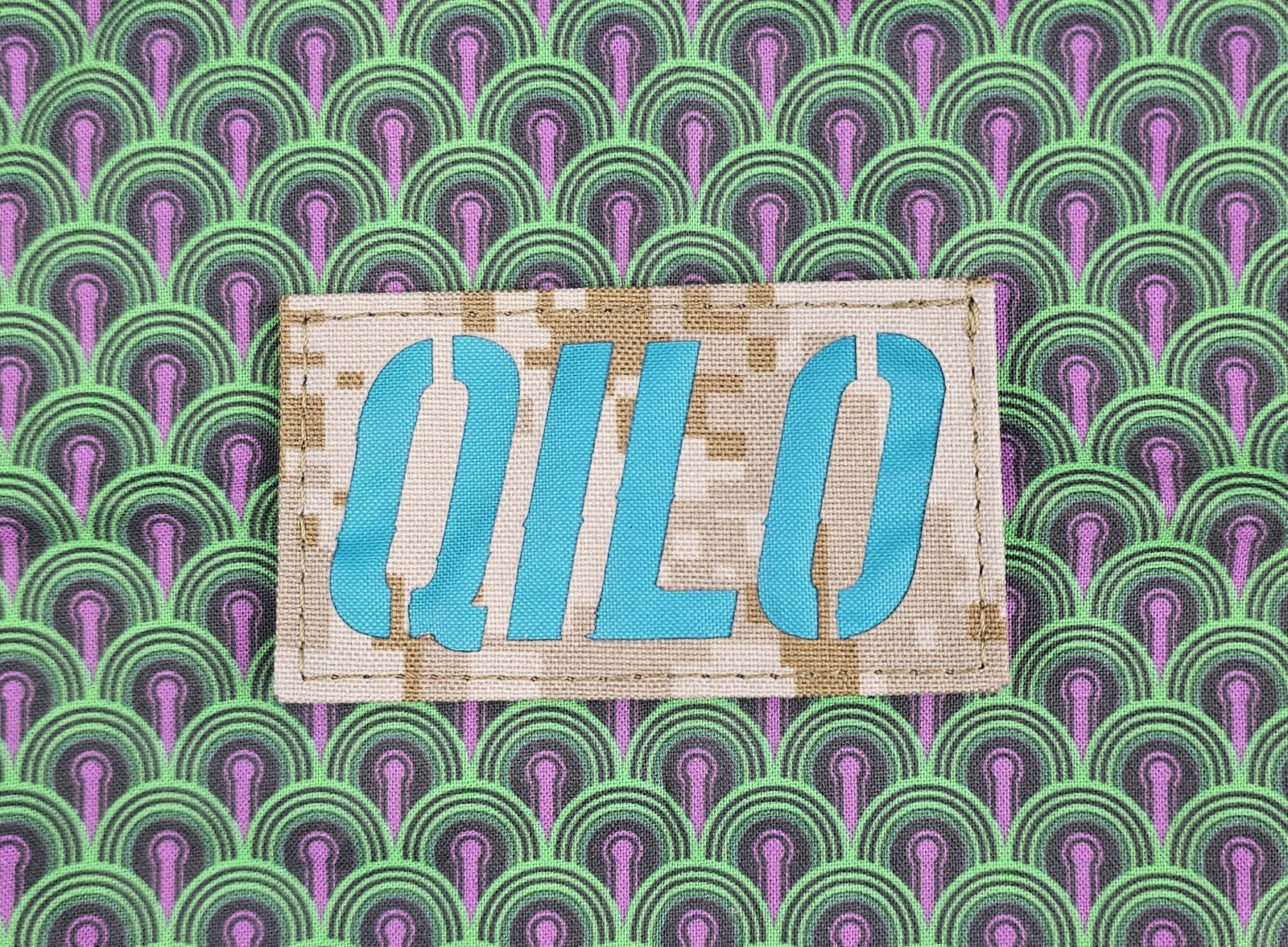 Qilo x Perroz - AOR1/Teal Packcloth Patch Saddam Collection - NOT SupDef WRMFZY