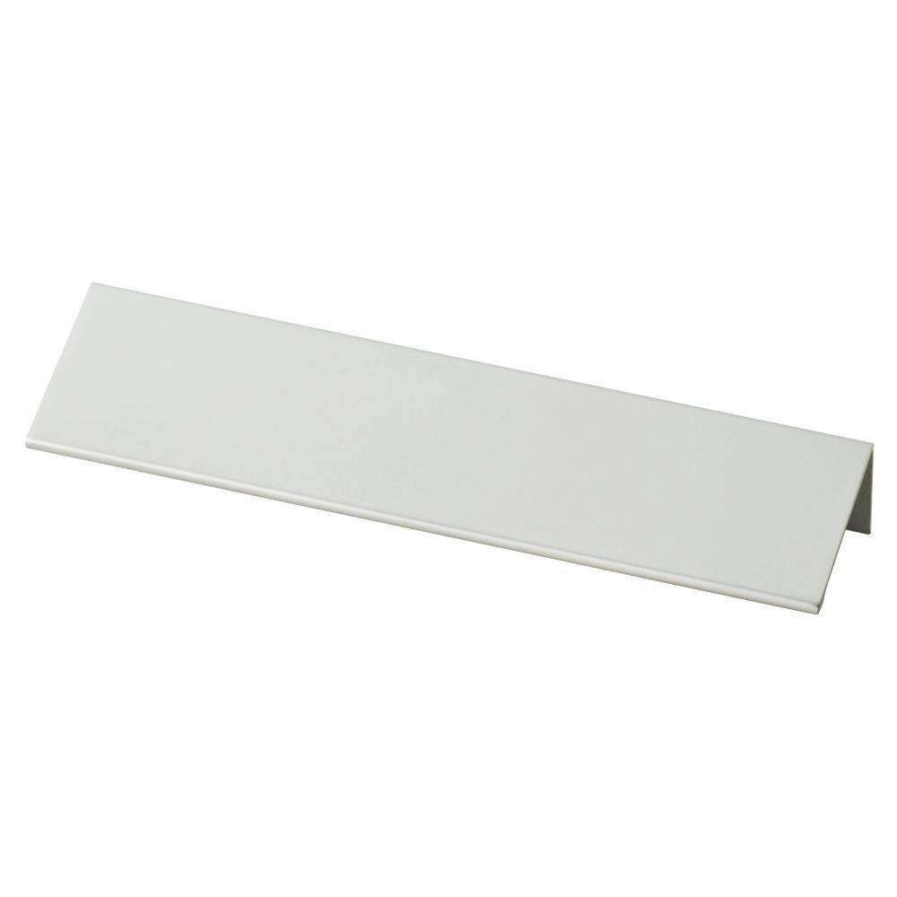 5" Modern Edge Pull Aluminum Finish