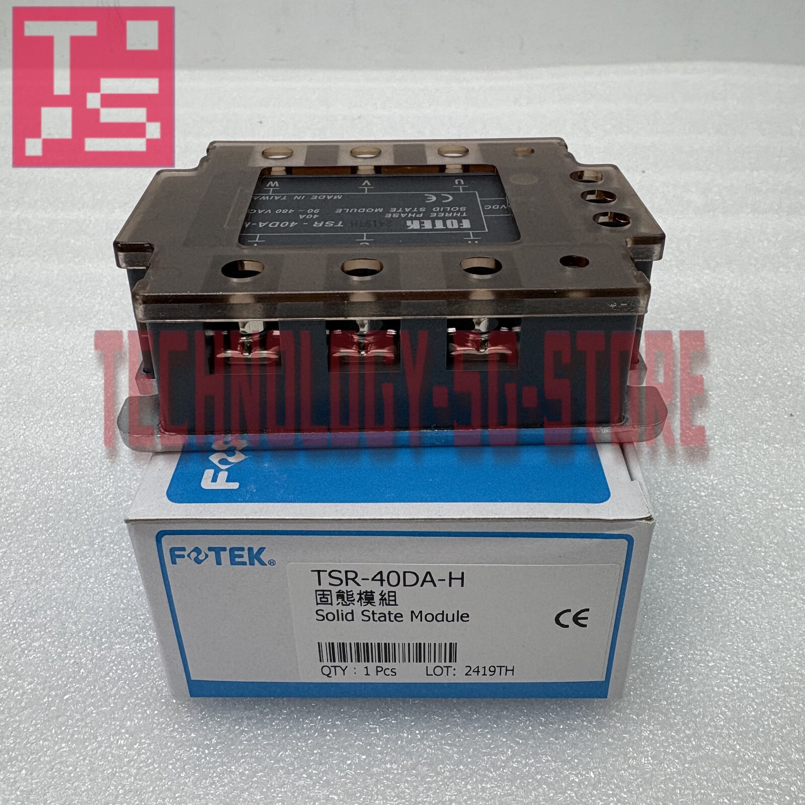 New FOTEK TSR-40DA-H Solid state relay