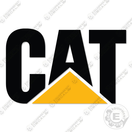 Fits Caterpillar Service Truck Logo Hood Decal - 7 YEAR OUTDOOR 3M VINYL!