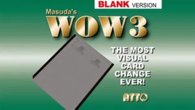 WOW 3.0 Blank (Gimmick and Online Instruction) by Masuda - Trick