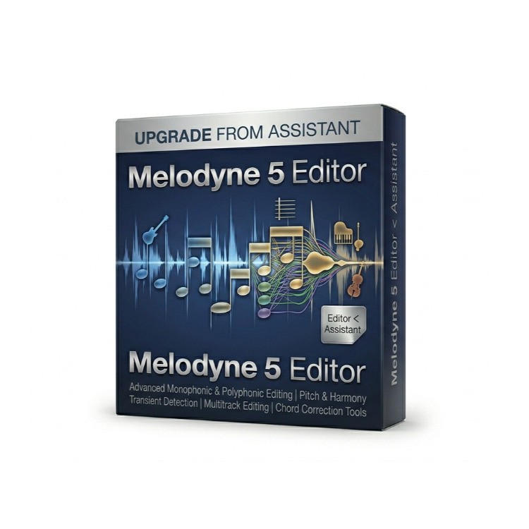 Melodyne 5 Editor Upgrade from Assistant Advanced Audio Editing Software
