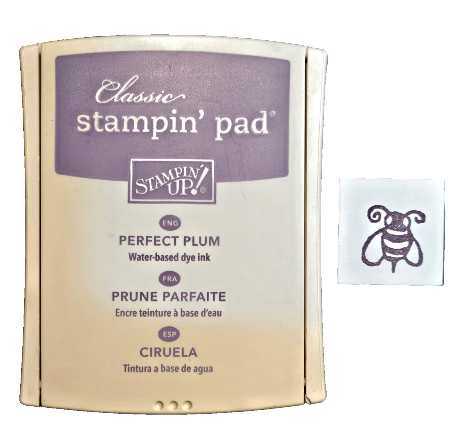 PERFECT PLUM Stampin' Up! Classic Dye Ink Pad Purple gt3