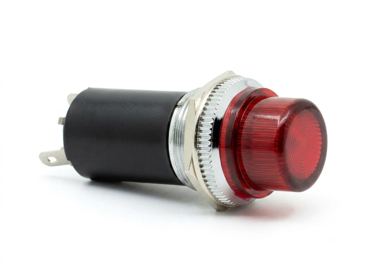 PL1603R ATI 16mm 5/8" Red 12V LED Signal Indicator Pilot Dash Light Hot Rod
