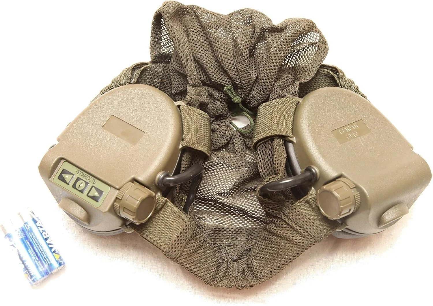 Original. 6M2 * (gssh-01). Active protection headphones of Russian army.