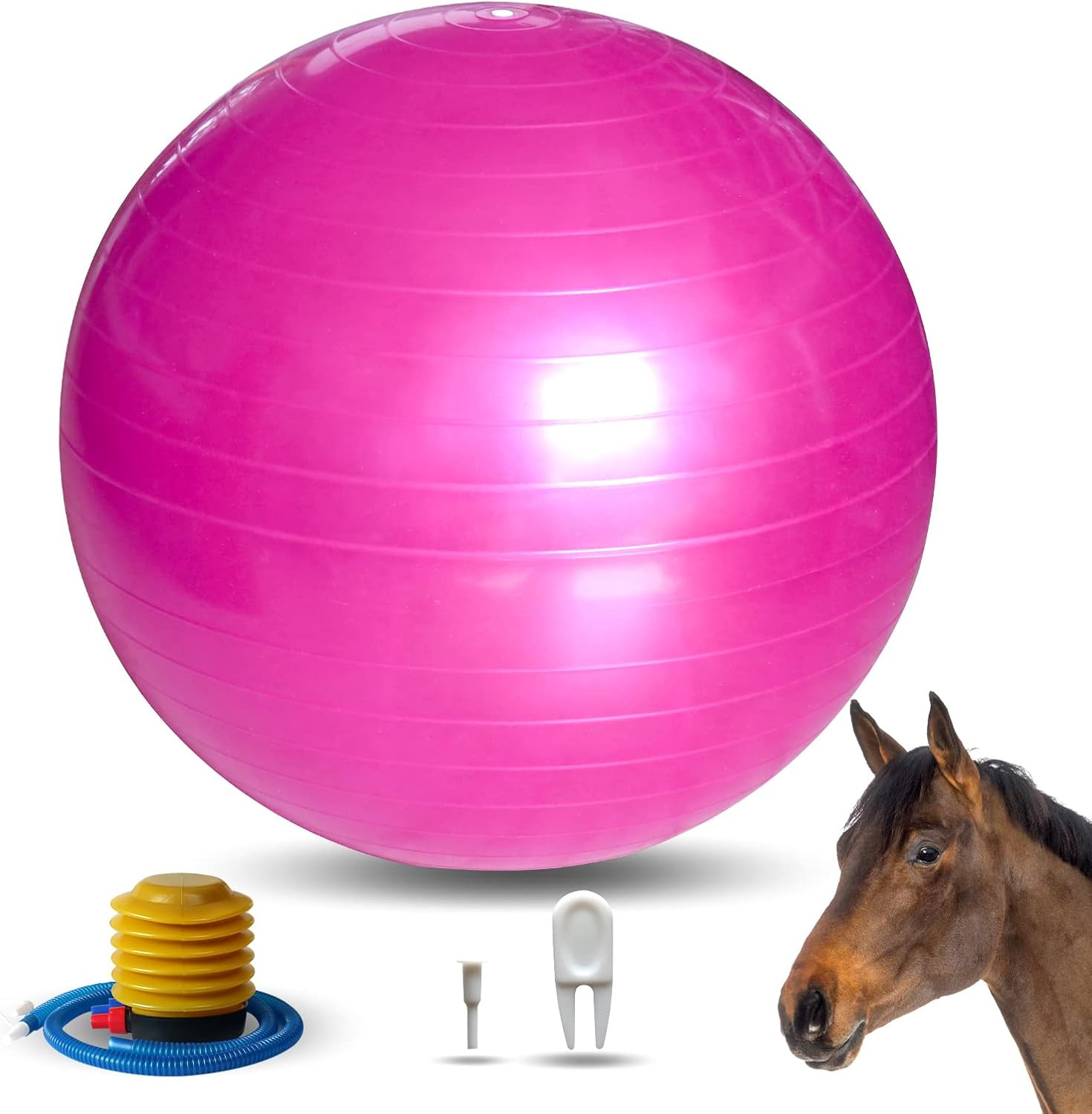 17 Inch Horse Play Balls Anti-Burst Herding Ball for Horse Mega Equine Ball for