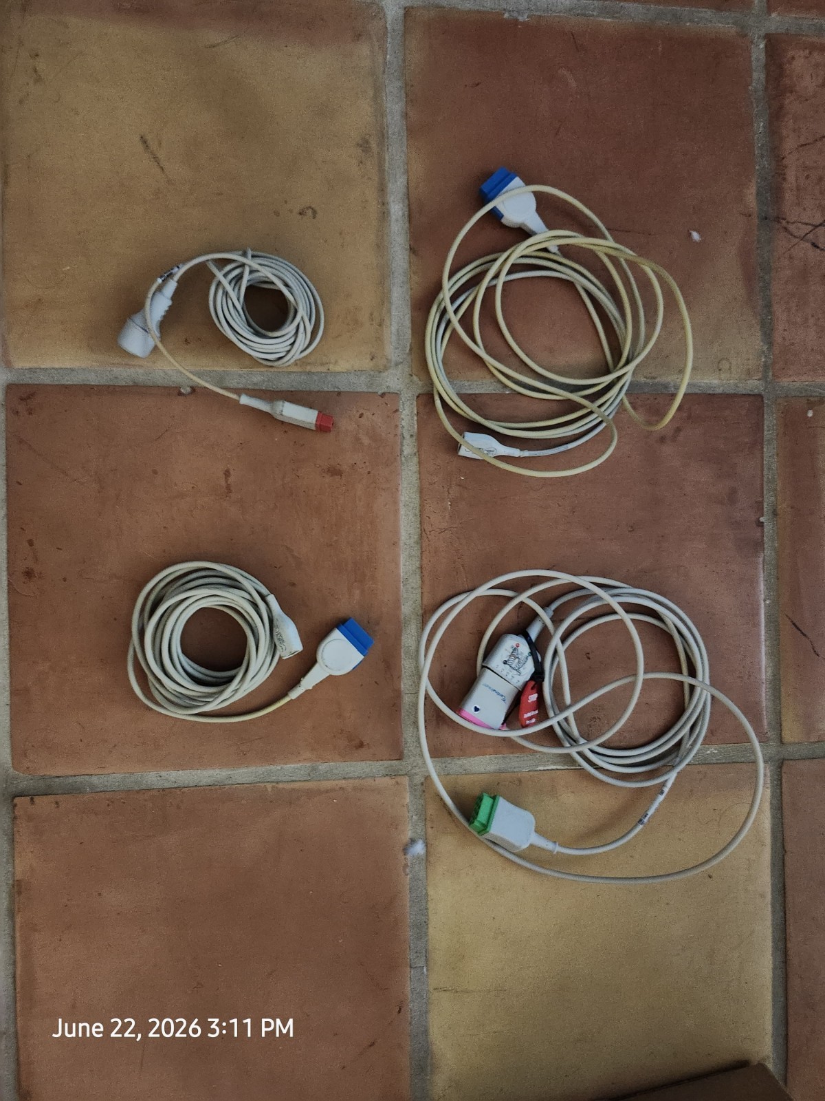GE Dash 4000 Cables (4)