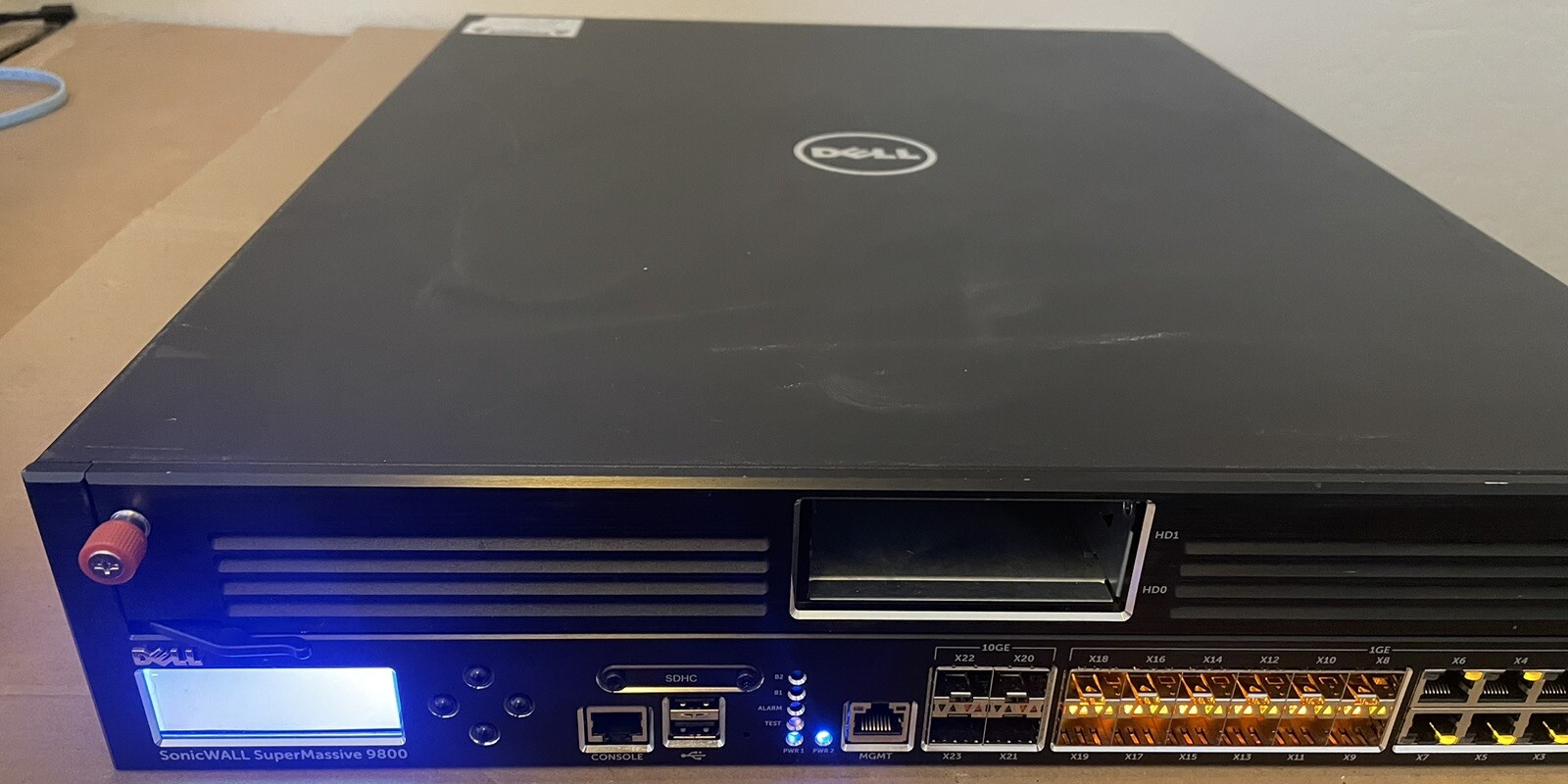 Dell Sonicwall SuperMassive 9800 2U Firewall Security Appliance 2RK04-0AD READ!!