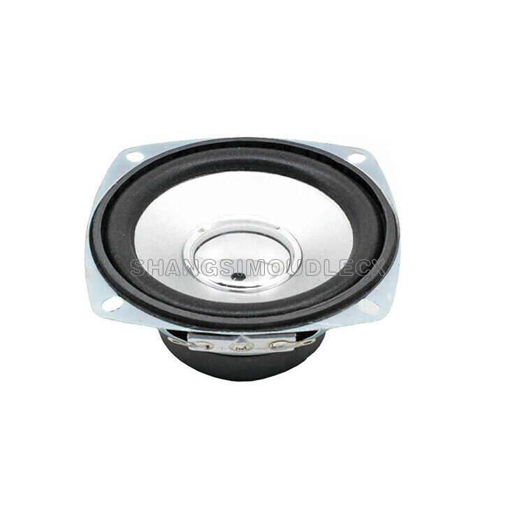 2pcs 3 inch full range speakers 78mm 4ohm 10W square portable audio speaker