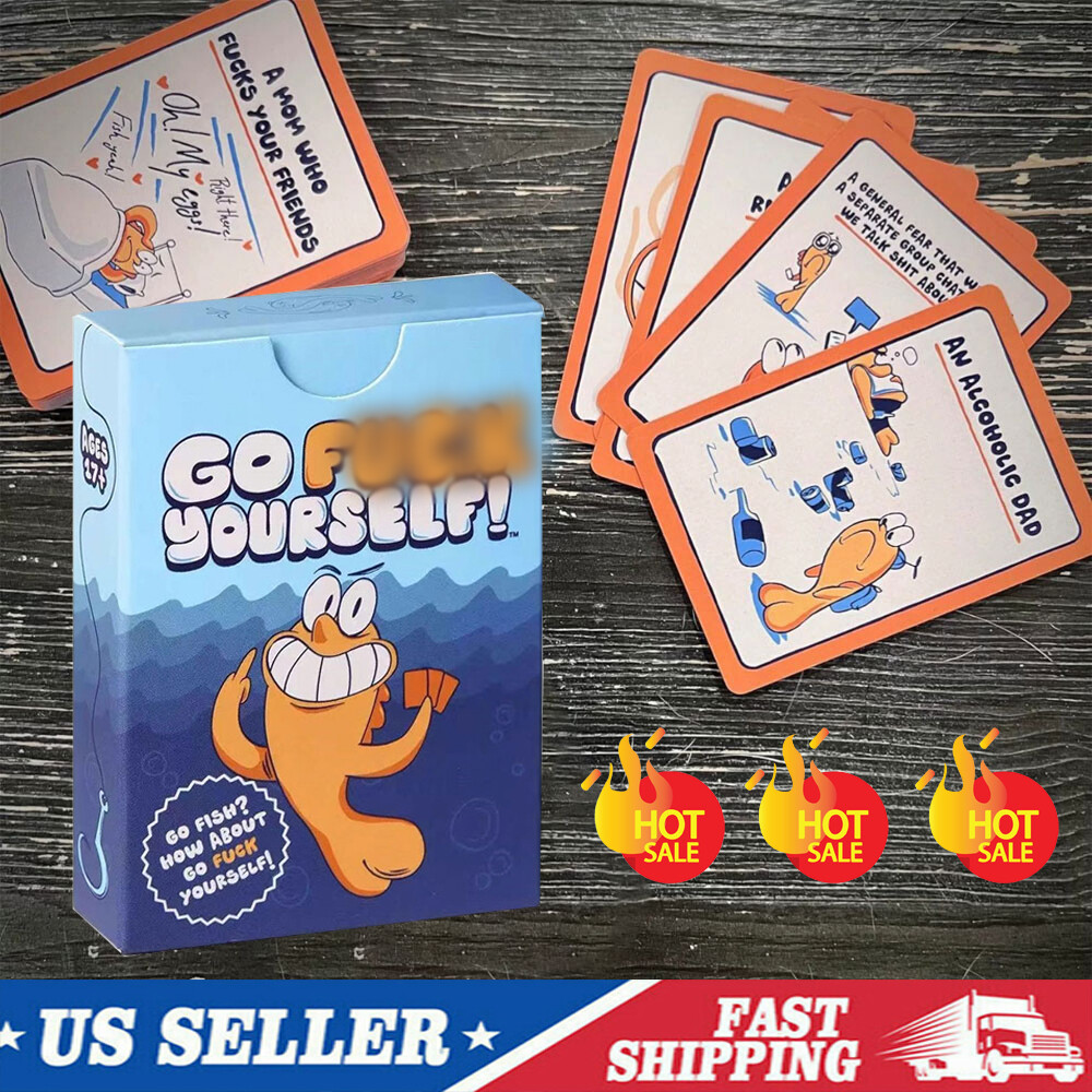 Go F**k Yourself The Adult Go Fish GaGN You've Always Wanted Hilarious Card