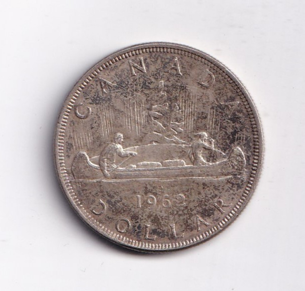 Canada 1 Dollar 1962 Silver (KM#54)