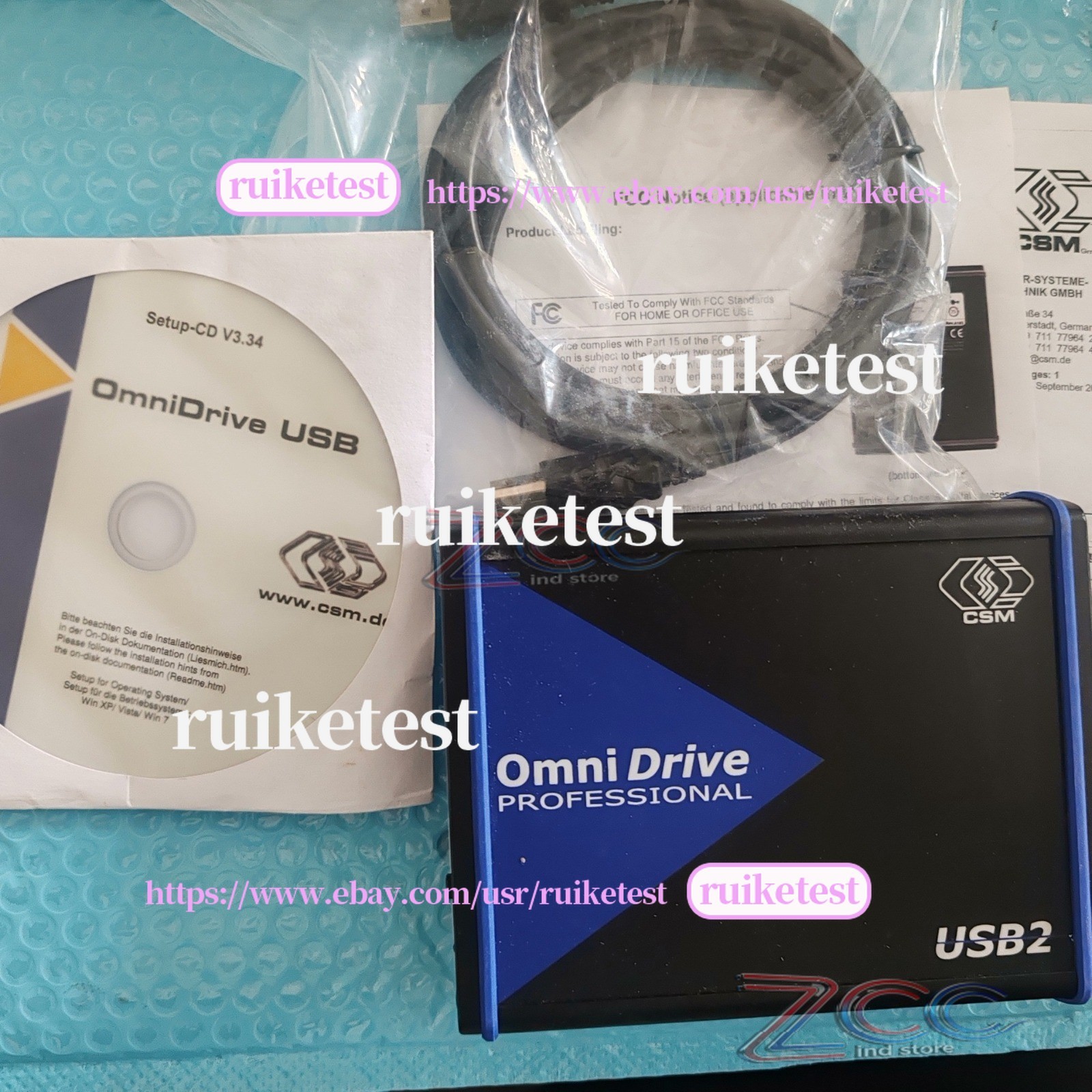 CSM GmbH OMNIDRIVE USB2 PROFESSIONAL FPGA PC CARD DRIVE Read-Writer