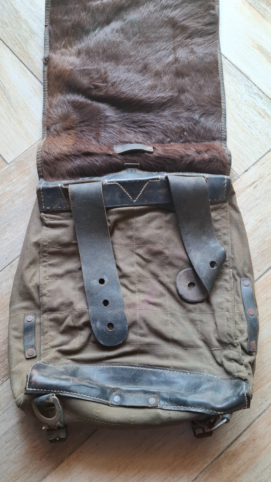 German Backpack M39 WEHRMACHT WWII Original Backpack Satchel Backpack