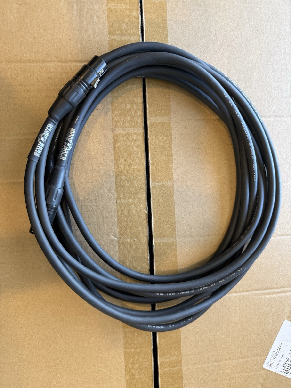 Pig Hog PHM20 High Performance 8mm XLR Microphone Cable, 20 Feet,Black